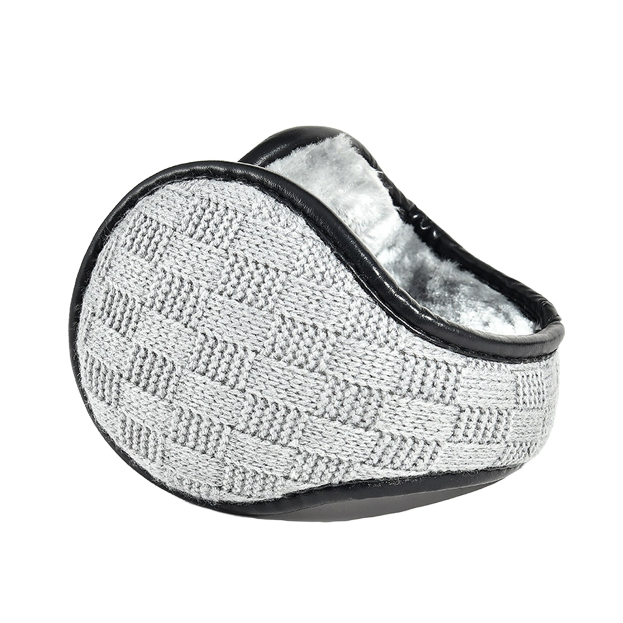 Męskie ocieplacze na uszy, wiatroszczelne, składane, polarowe, ciepłe nauszniki robić jazdy na nartach zimowych: SZARY