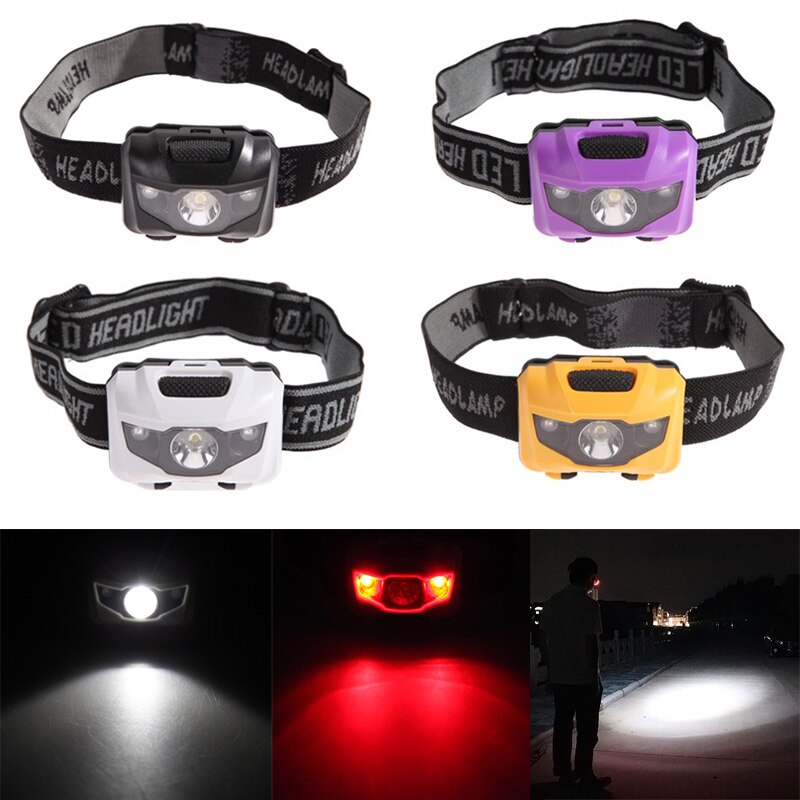 170 Degree Rotate 4 Mode Headlamp Waterproof LED Headlight Flashlight Head Lamp Torch Light WHShopping