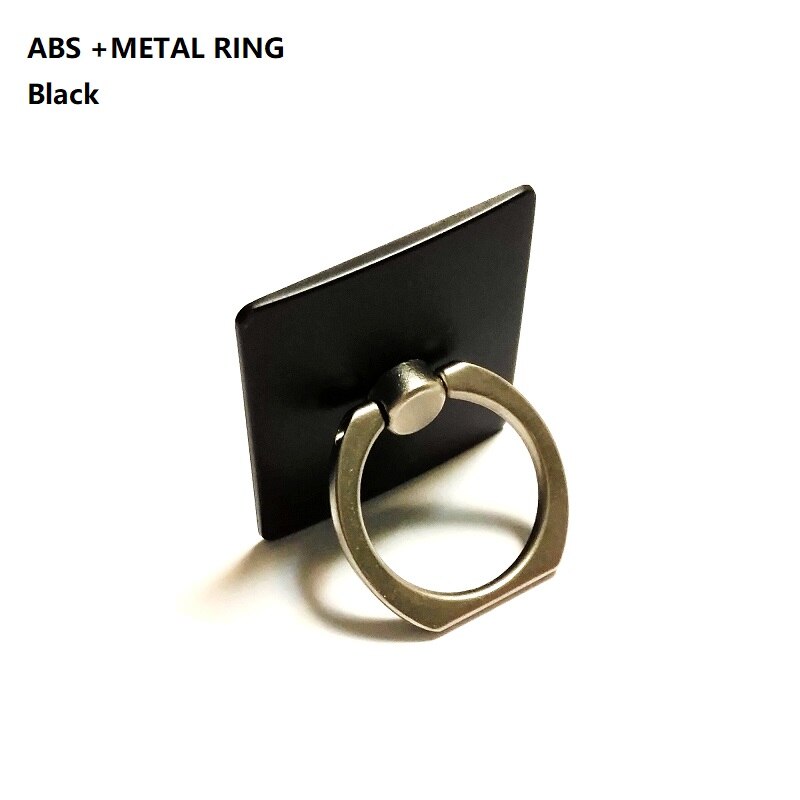 Anel de dedo suporte do telefone smartphone para o iphone xs huawei samsung celular móvel gato soquete suporte: Black