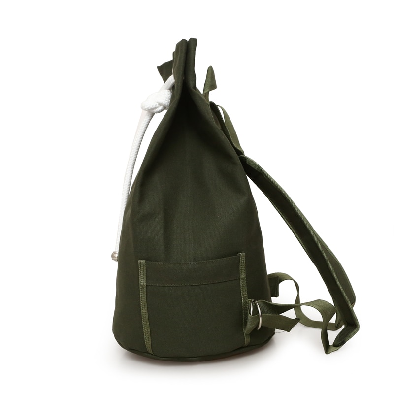 Outdoor Sport Basketball Bag Canvas Large Capacity Bucket Bag Football Balls Pack Black Mens Backpack J761420