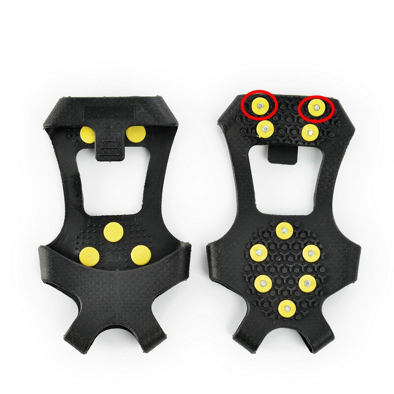 10/20pcs Teeth Nail for Ice Snow Climbing Crampons Spike Winter Outdoor Anti-slip Shoe Grippers Cleats Spikes Glace Replacement