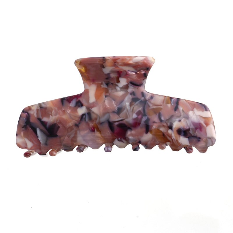 Pinzas para el pelo pequeñas con revestimiento de tortuga de acetato grande, accesorios de alta gama de 9cm, pinzas para el pelo pequeñas de acetato coreano alrge: 05011683
