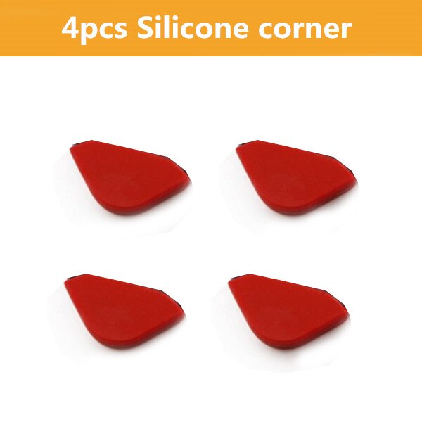 Fast Defrosting Tray Thaw Frozen Food Meat Fruit Quick Defrosting Plate Board Defrost Kitchen Tool: 4pcs Silicone corner