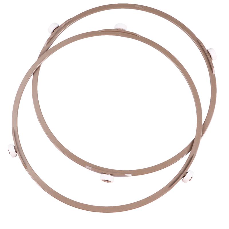 2 stk mikrobølgeovn plast dreieskive plate støtte hjul ring dreieskive holder for mikrobølgeovn matlaging tilbehør