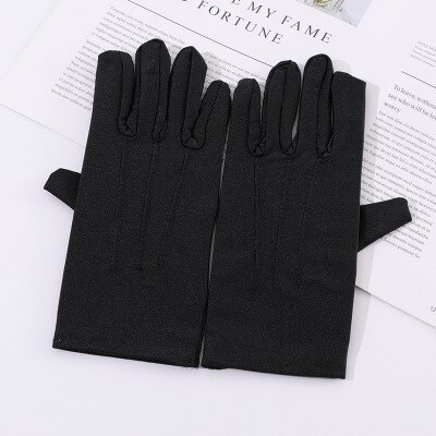 Harssidanzar GM005A Vingerloze leren handschoenen voor heren, ongevoerd, halve vingers, hertenleer, Bruin (hertenleer), S