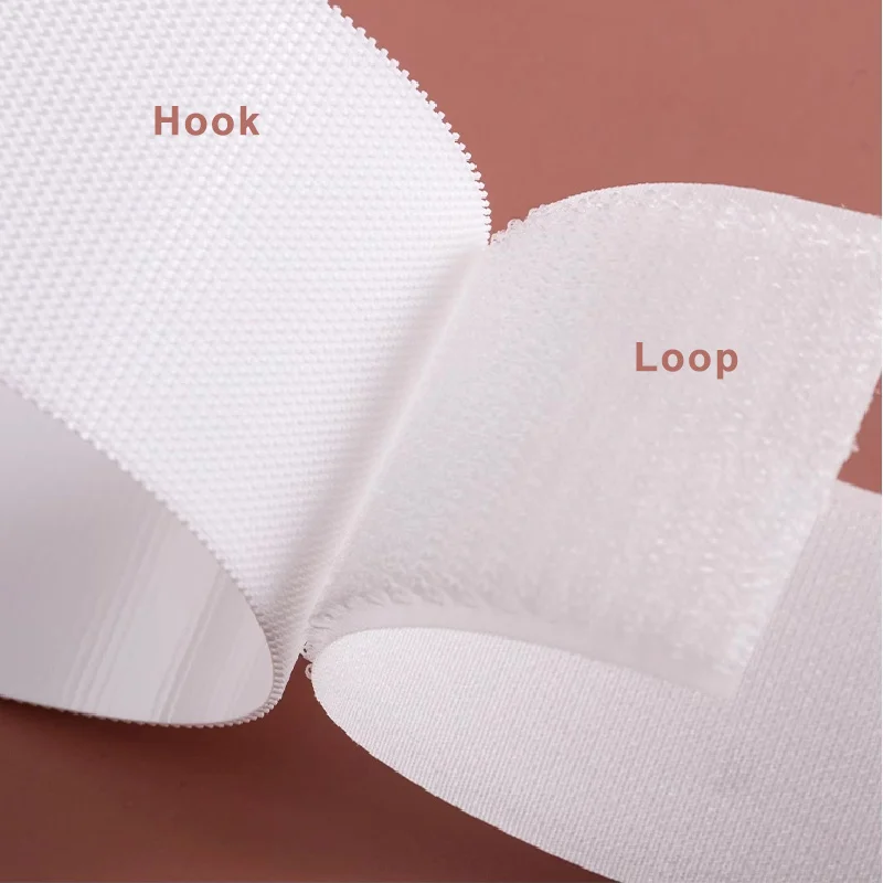 1 M/Pairs Naaien Klittenband Tape Strips Niet-klevende Sluiting Tape Stof Nylon Sticky Strips Voor Kleding DIY Ambachten 20-100mm