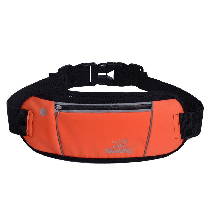 Waterdichte Lopende Heuptas Sport Jogging Outdoor Draagbare Draagbare Sport Fitness Vrouwen Mannen Riem Telefoon Stand Accessoires: orange