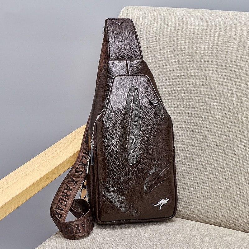 Sac de poitrine de de luxe pour hommes sacs à bandoulière Messenger sac à bandoulière en cuir sac à bandoulière en cuir sac à bandoulière homme sac à bandoulière
