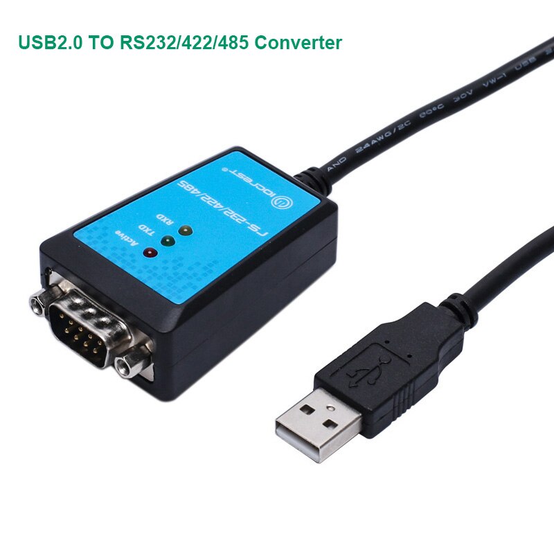 USB2.0-to-Serial-RS485/RS422-Cable USB-to-Serial-Converter DB-9-Converter Computer-Cable-Connectors for Serial data transmission