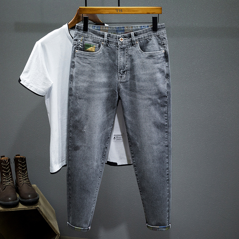 Brand Spring Summer Men&#39;s Jeans 5XL 6XL 7XL Plus Size Thin Streetwear Ankle Length Denim Harem Pants Clothing