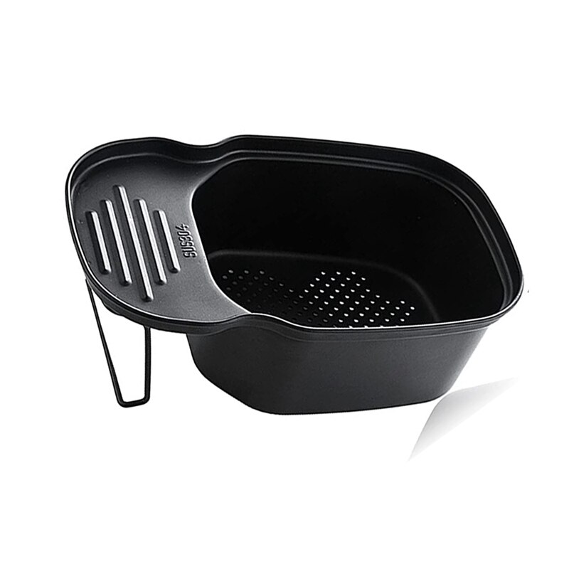 Sink Strainer Funnel Drain Basket Multifunctional Saddle-Shaped Left Mesh Stainless Steel Filter: Lavender