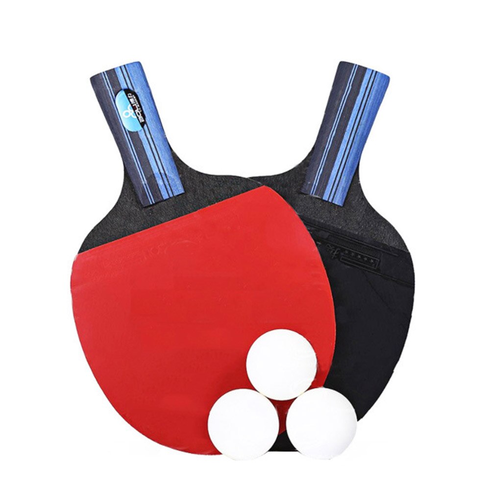 Table Tennis Racket set Ping Pong Student Sports Equipment Ping Pong Paddle Racket Set With Bag 3 Balls D30