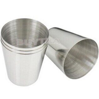 Polert mini skudd glass 35ml Rustfritt Stål - Drikkeglass til Hjem, Kjøkken, bar - 1 stk