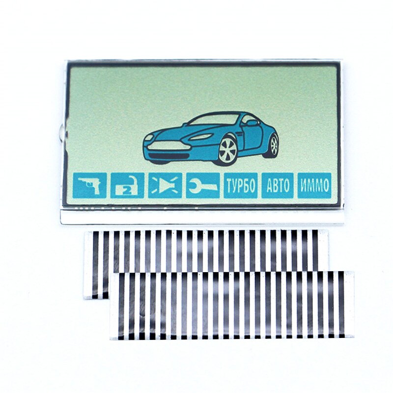 A61 LCD display + Key Chain Fob case Train starline A61 car remote control A61 LCD display flexible cable car alarm