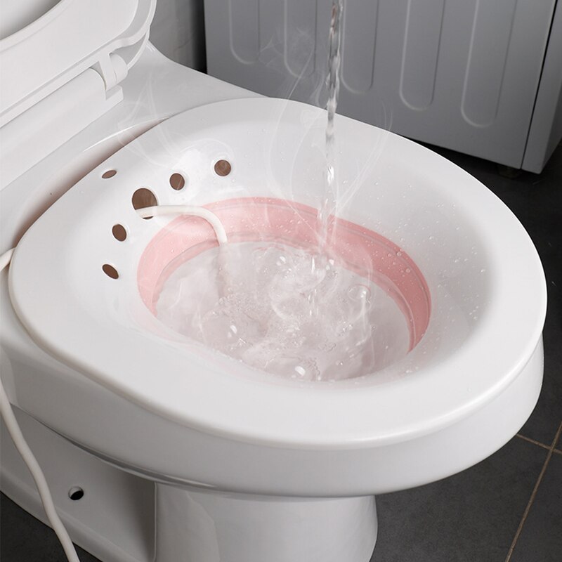 Woman Folding Bidet Portable Maternal Self Cleaning Female Private Parts Hip Irrigator Butt Wash Potty Child Adult Toilet