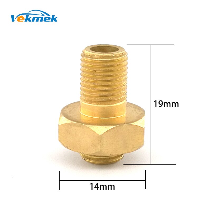 4pcs Large Bore Valve Reducer Internal Metal Tire Valve Adaptors Tyre Valve Stem Caps for Cat Loader Earthmover
