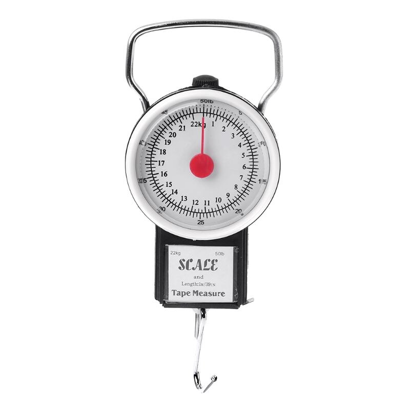 Mechanische Angelwaage Delphin BASIC Bis 22kg | LBs & KG