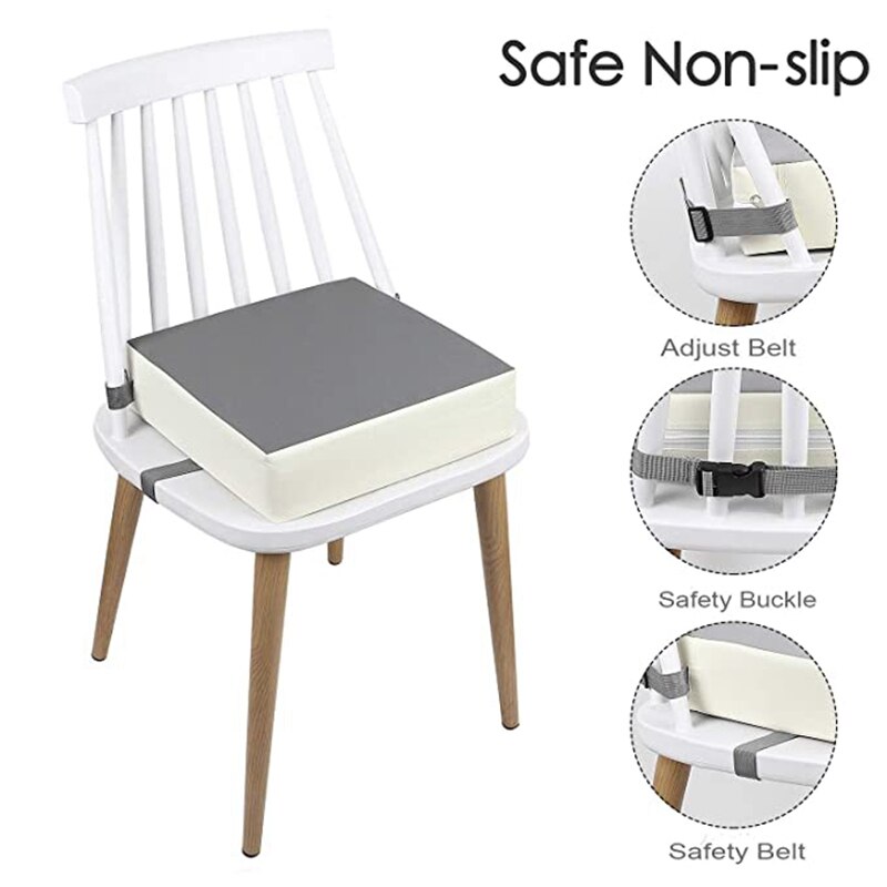 Chair Increasing Cushion Baby Toddler Kids Infant Portable Dismountable Adjustable Highchair Booster Cushion Seat Pad