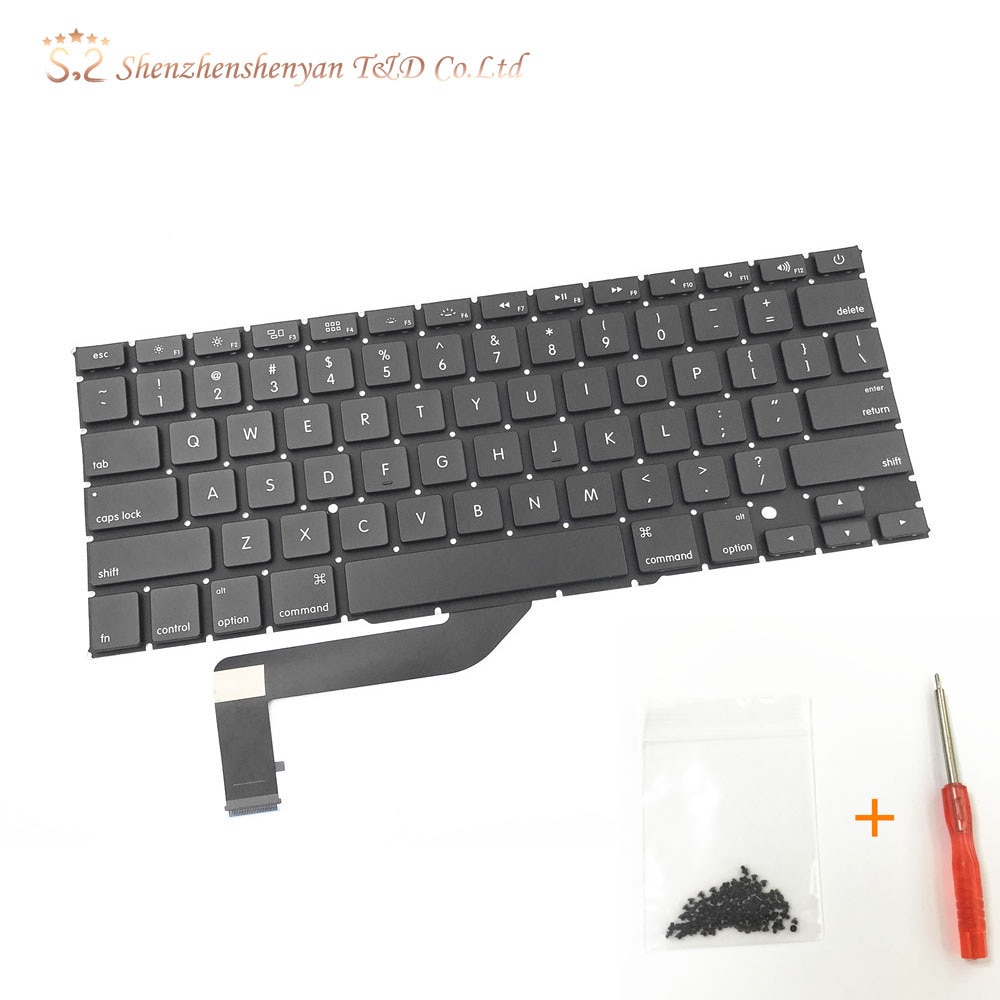 Keyboard for Macbook Pro Retina 15.4 inches laptop MC975 MC976 ME664 ME665 ME293 ME294 A1398 keyboards Brand