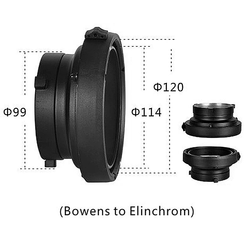 Nicefoto Sn-14 Bowens Zu Elinchrom Austauschbare Montieren Ring Adapter Für Bowens Blitzlicht Fotografie Studio