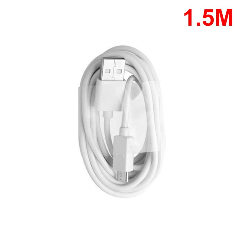 Micro USB Data Cable Charging For Android Phones Long Parachute Cord 1m /1.5m/ 2m Micro USB Port For Microphone Data Cables: white 1.5m