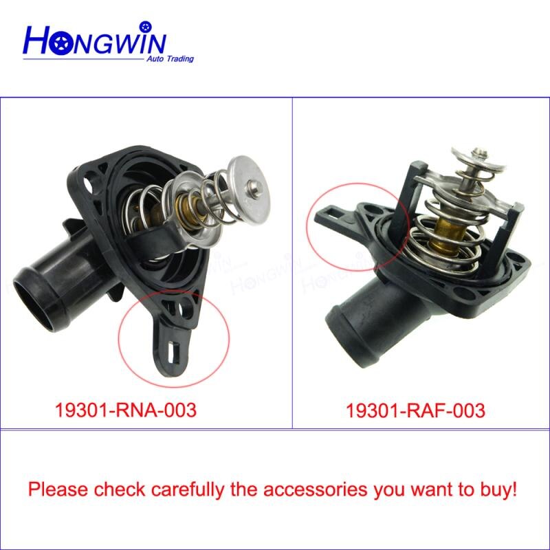19301-RNA-003 Engine Coolant Thermostat For HHonda Civic CR-V Acura RDX RSX 2002-20012 19301-RNA-315 19301RNA315 19301RNA003