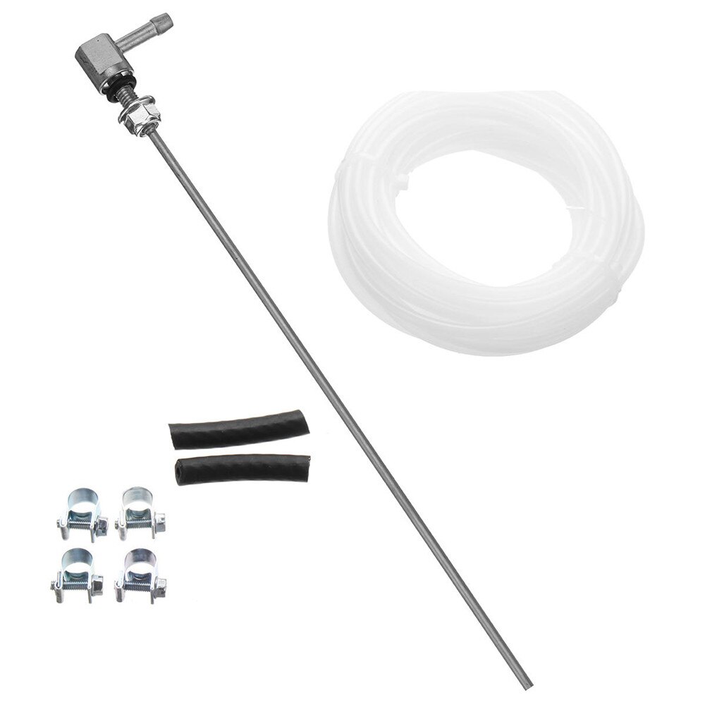 Abrazadera de recogida de tubo de manguera de admisión del soporte del remitente del tanque de combustible del coche de 435mm para el calentador de estacionamiento Diesel Webasto Eberspacher: Gris oscuro