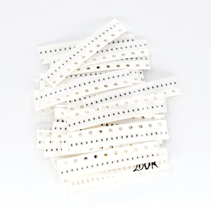 0402 SMD Resistor Kit Assorted Kit 1ohm-1M ohm 5% 33valuesX 20pcs=660pcs Sample Kit Resistance Set