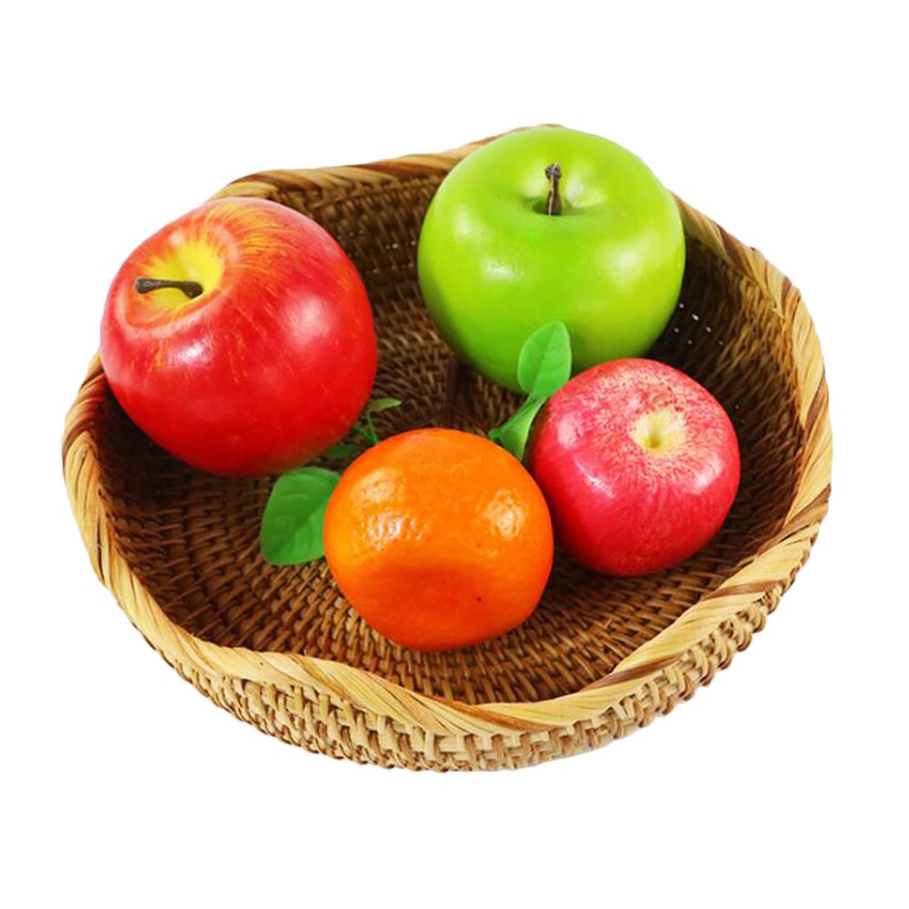 Handmade Fruit Candy Snack Wicker Organizer Willow Wicker Basket Weaving Storage Holder Dining Tray 26*11cm 23*9cm 20*7.5cm