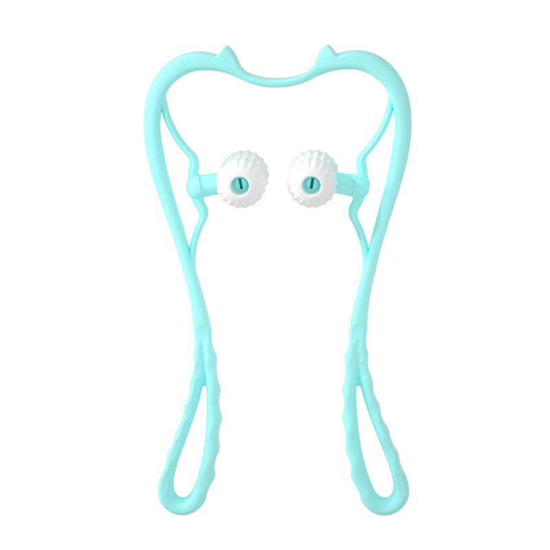 Neck Massage Tool Pressure Point Therapy Pressure Relieve Hand Roller Massage Neck Shoulder Dual Trigger Point Self Massager