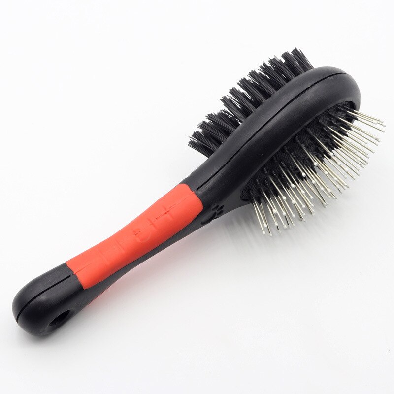Image showcasing Pet grooming Tool Double Sided Dog Cat Comb Pet Fa... - Grandado