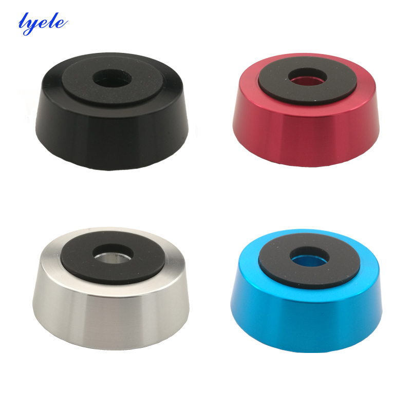 4PCS amplifier feet 40*15mm Aluminum Shock Absorber Speaker Turntable Feet