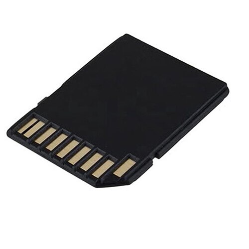 Convertidor de adaptador de tarjeta de memoria Micro SD TransFlash TF a SD SDHC, , 2 uds.