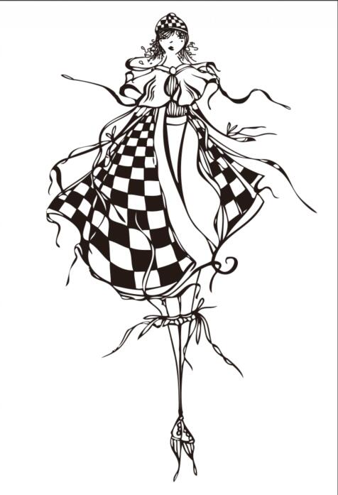 Mooie Meisjes Transparant Clear Siliconen Stempel/Zegel Voor Diy Scrapbooking/Fotoalbum Decoratieve Duidelijke Stempel A0395: Paars