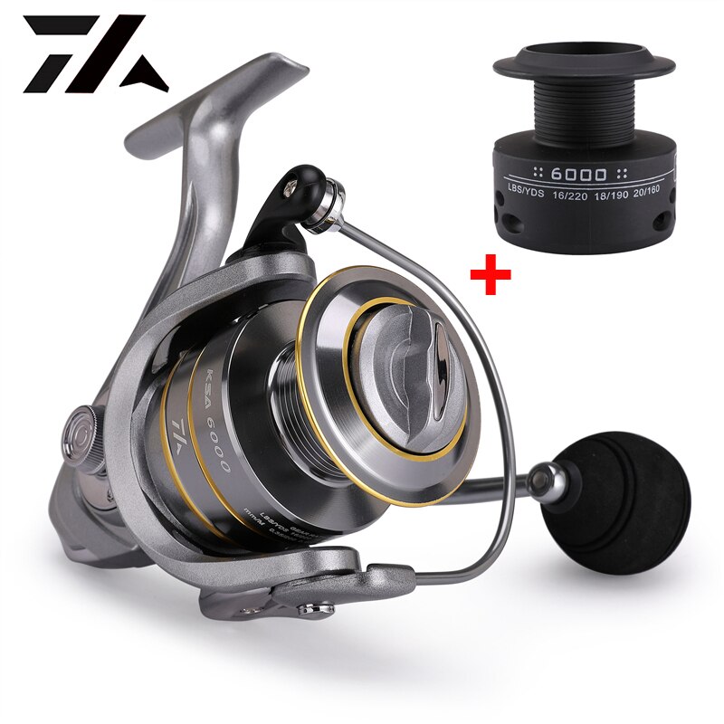 Mulinello da pesca a doppia bobina 14 1 BB di alta qualità 5.5:1 rapporto di trasmissione mulinello da Spinning ad alta velocità mulinelli da pesca alla carpa per acqua salata