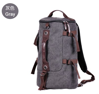Nueva bolsa de equipaje de lona para hombre, bolsa de viaje para equipaje, bolsa de lona para hombre, bolsa de fin de semana, bolsa de viaje de lona: gray