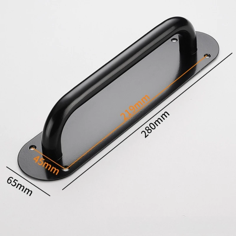 Roestvrij stalen deuren Hardware Handvat Schuifschuur Meubelkast Lade Keukengrepen Trek en duw: Gold Brush