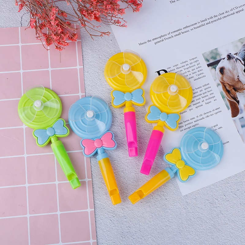 5 st barnfödelsedagsfest favor klubba väderkvarn whislte baby shower souvenir giveaway fest dekoration leverans