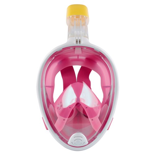 Scuba Diving Mask Full Face Snorkeling Mask Underwater Anti Fog Snorkeling Diving Mask For Swimming Spearfishing Dive Men: Pink N47 / L/XL