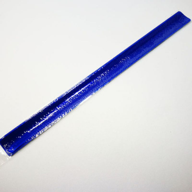Tiras reflectantes para bicicleta, 2 uds., lazo de seguridad para piernas, correa reflectante, Material reflectante, capa de lluvia de seguridad para el tráfico, cinta reflectante: Azul