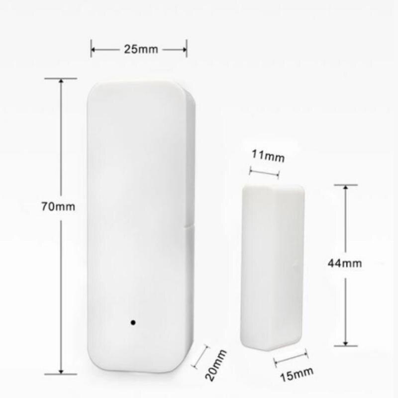 Tuya Smart WiFi Door Sensor Door Open / Closed Detectors Magnetic Switch Window Sensor Home Alert Security Alarm Alexa Google