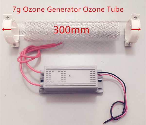 7g generador de ozono tubo de ozono 7 g/h para purificador de plantas de agua DIY