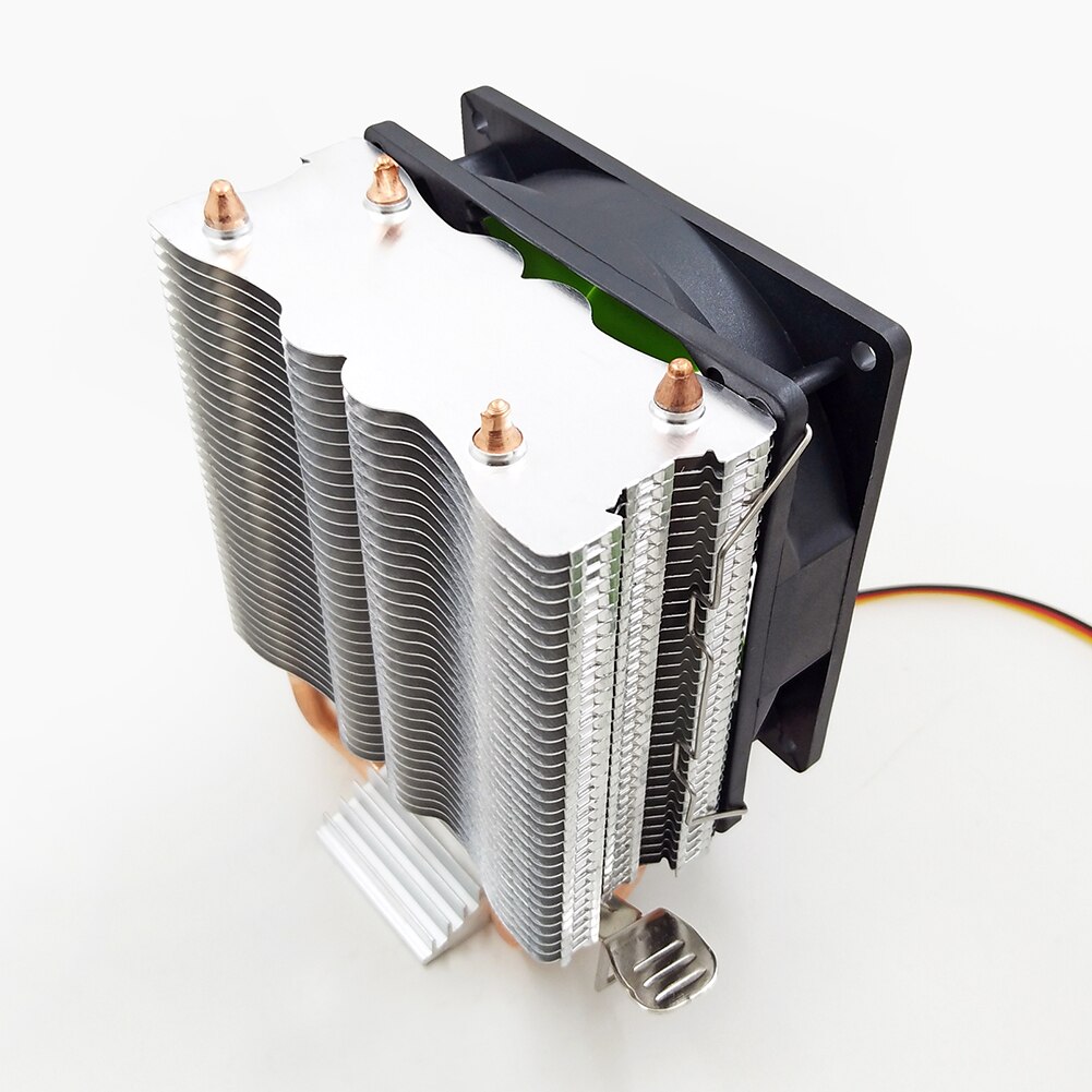 SNOWMAN MX2 Desktop CPU Cooling Fan 2 Heat Pipes Cooler 3-Pin Power PWM Computer PC Radiator Heatsink for Intel AMD