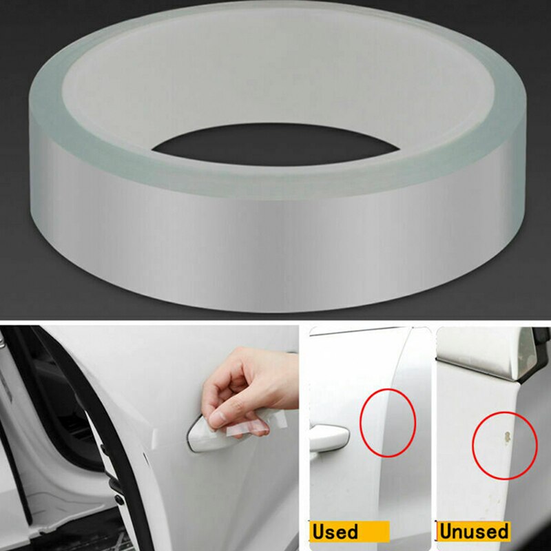 1pc 2cm*3m universaali kirkas auton oven törmäyksenestonauha puskurin konepellin reunasuoja maalit suojakalvo tarra