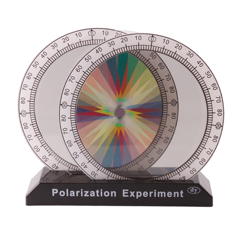 Polaryzator światła polaryzacja demonstrator student eksperymentalne pomoce nauczycielskie fizyka optyczny instrument testowy polaryzator kolorów