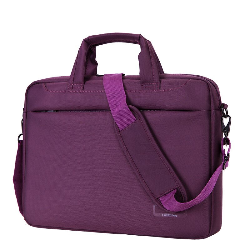 Kissyenia-maletín para ordenador portátil de viaje de negocios para hombre, Tablet PC impermeable de 15 pulgadas, A4, bolso para computadora portátil a prueba de golpes, KS1197: Purple 14inch