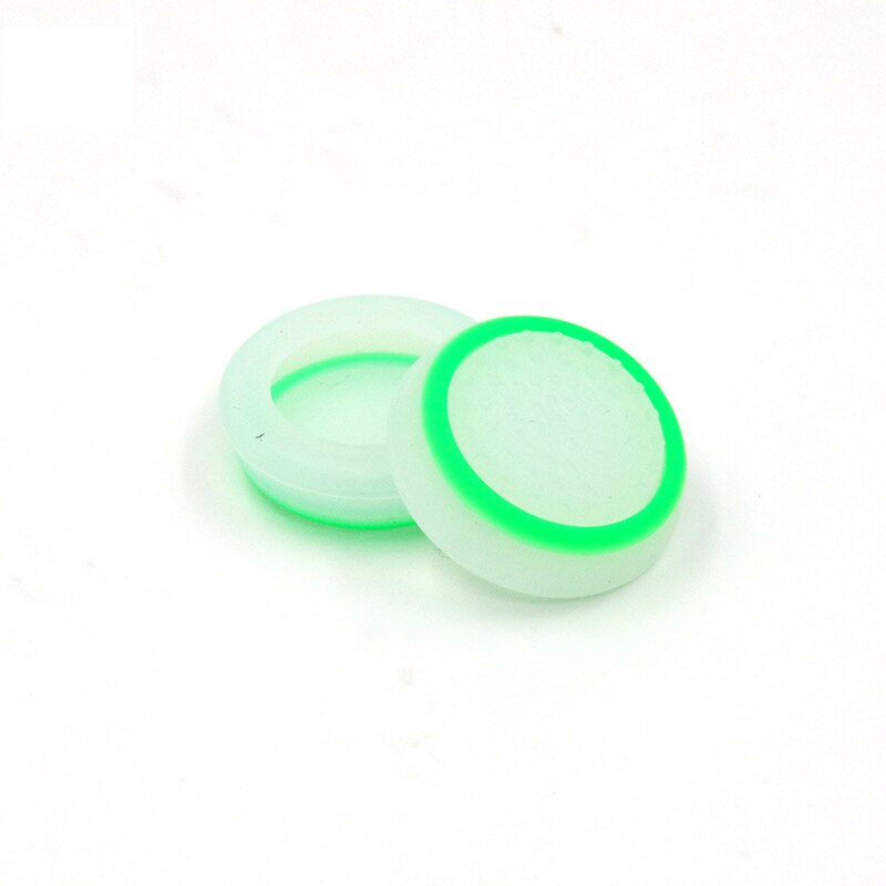 Silikonhetten til  ps4 pro  ps5 kontroller tilbehør tommel pinne grep deksel til xbox en 360 bytte om pro joystick 4 stk.: Hvitgrønn / 2 stk