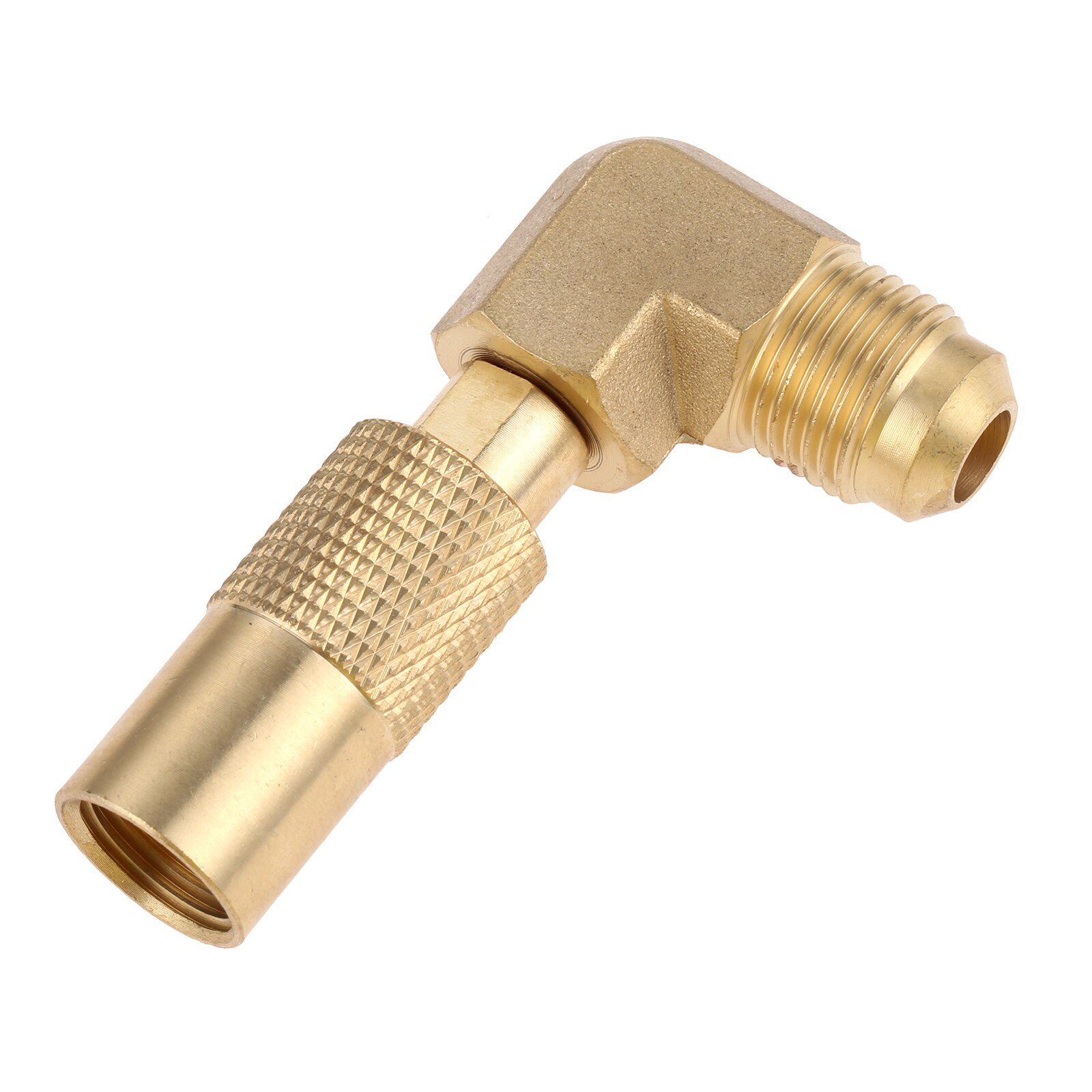 Brass Elbow Adapter 3/8" Male BBQ Grill Flare Propane Adapter Conversion Fitting for 17" 22 "Blackstone Tabletop Camping Grill