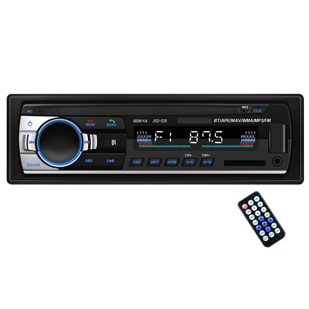 7018b spiller  mp5 bil bluetooth spiller bil 7- tommers skjerm bilradio berøringsskjerm gps wifi bluetooth: Jsd 520 ios