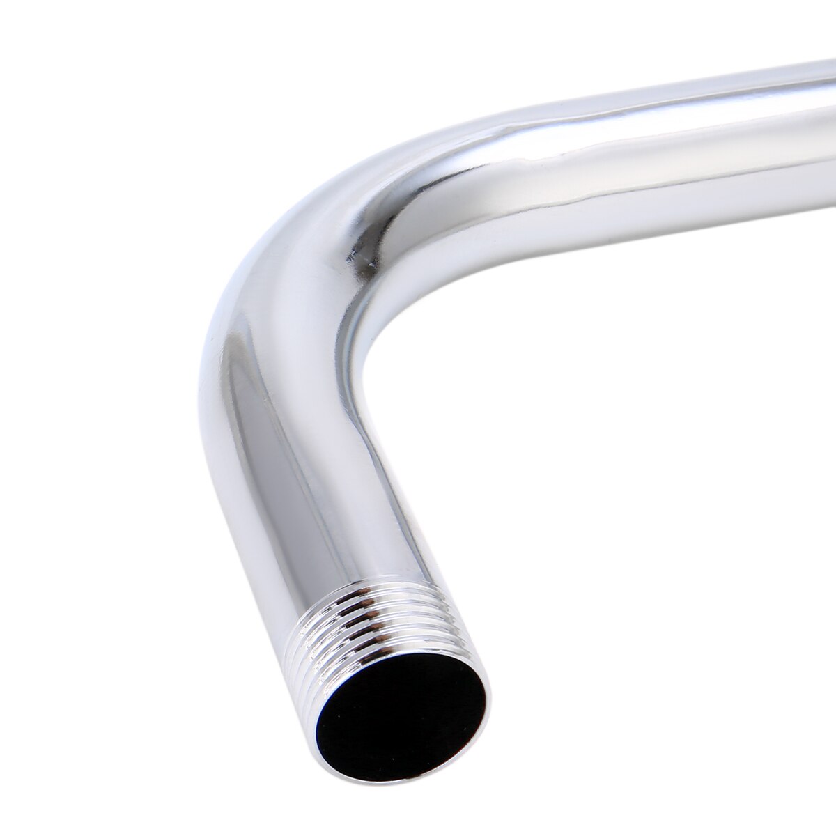 60cm Stainless Steel Shower Arm Wall Mounted Extension Rain Shower Head Arm Bracket Install Easy For Bathroom Use